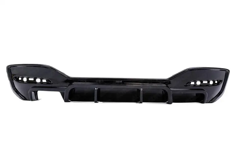Bmw 1 Series M Sport F20 F21 Lci Single Exit (118I 120I 120D 125I) Evo-1 Gloss Black Rear Diffuser By Zaero (2015-2019) 1