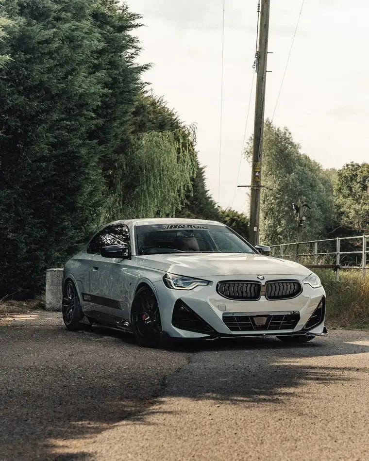 Bmw 2 Series 220I G42, 3 Series 330I G20, 4 Series 440I G22 & 5 Series G30 Gloss Black M Style Mirror Covers (2017+) 2