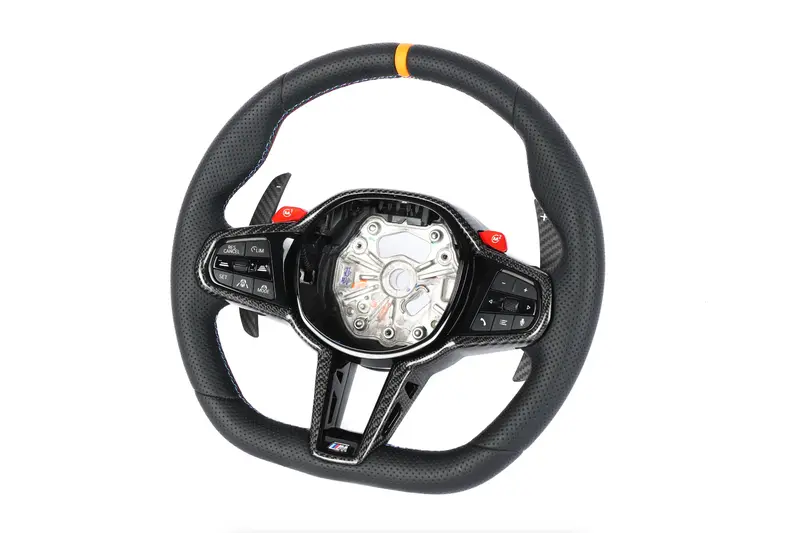 Bmw 2 Series G42, 3 Series G20, M2 G87, M3 G80, M4 G82 Facelift Style Carbon Fibre Steering Wheel By Tre (2018+) 1