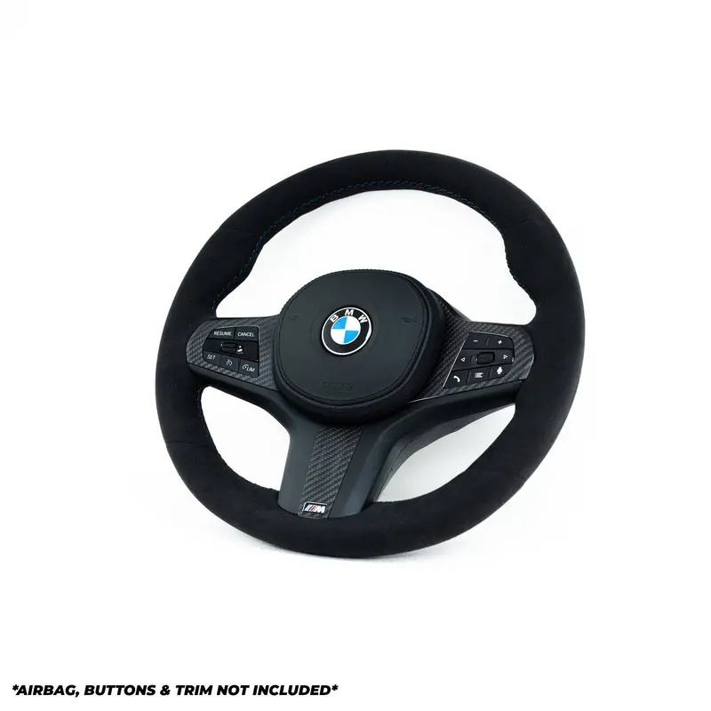 Bmw 2 Series G42, 3 Series G20, M2 G87, M3 G80, M4 G82 Full Alcantara Steering Wheel By Tre (2018+) 1