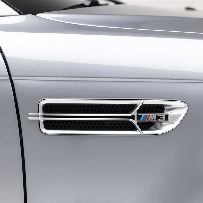 Bmw E46 M3 V20 Aero Limited Side Grilles Nickel Plated V-Style™️ 1