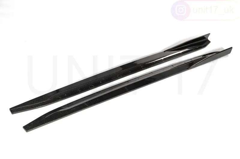 Bmw G80 G82 G83 M3 M4 2021-Present Carbon Fibre Side Skirt Extensions W/Small Winglet (Unitexclusives) 1