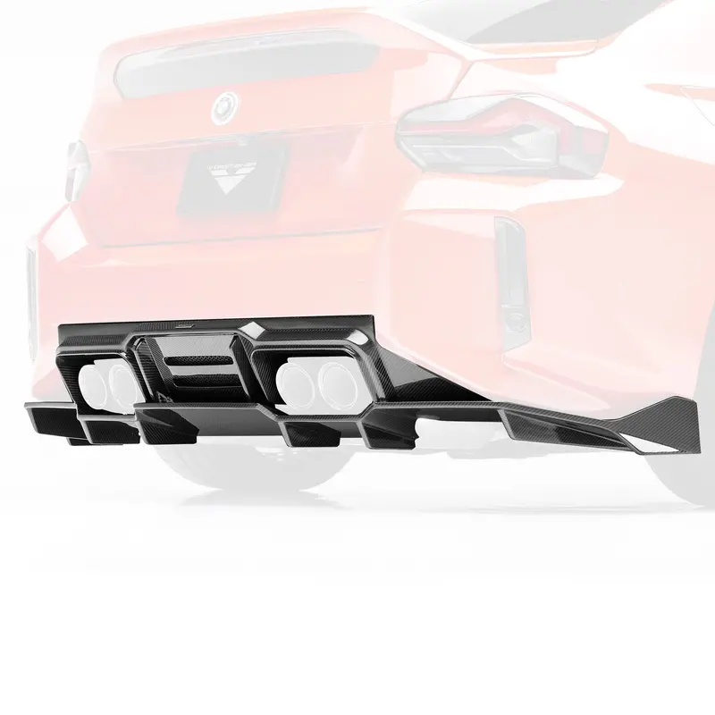 Bmw G8x M2 Vrs Aero Diffuser With Under Floor Carbon Fiber Pp 2X2 Glossy V-Style™️ 2