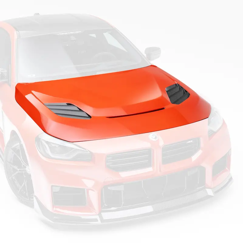 Bmw G8x M2 Vrs Aero Hood Carbon Fiber Pp 2X2 Glossy V-Style™️ 2