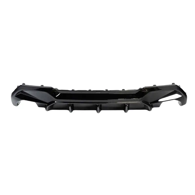 Bmw M135i & 1 Series Dual Exit (128Ti, 120D, 120I) F40 Evo-1 Gloss Black Rear Diffuser By Zaero (2019+) 1