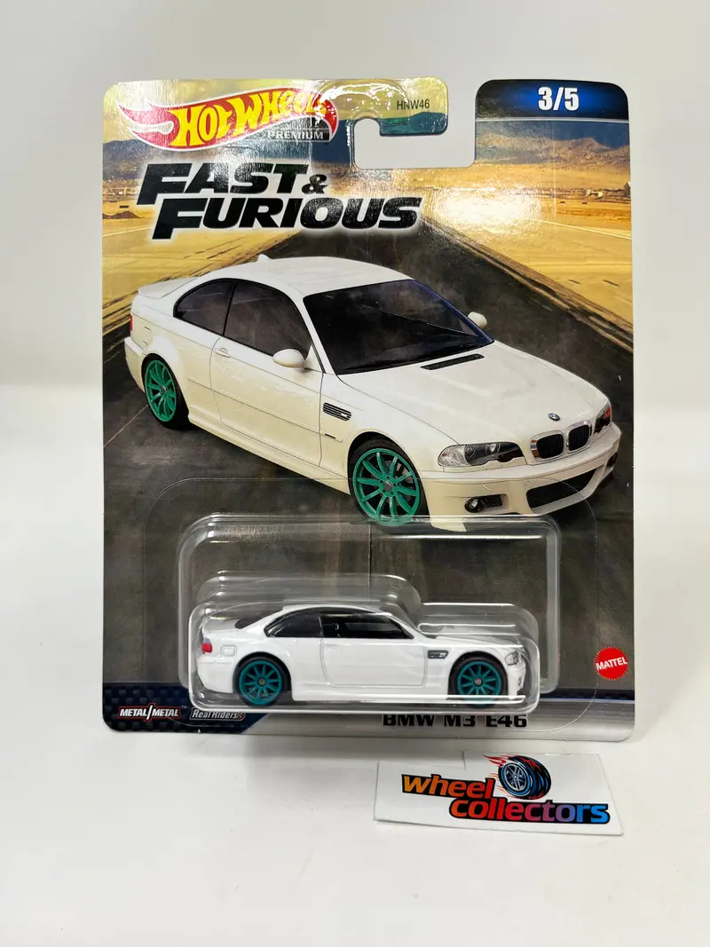 Bmw M3 E46 * White * 2023 Hot Wheels Fast & Furious 1