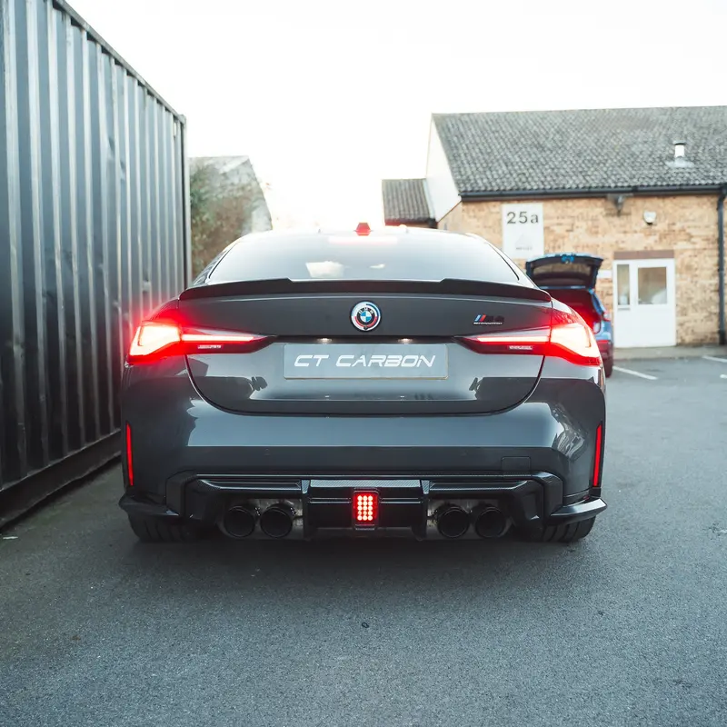 Bmw M3/M4 G80/G81/G82/G83 Carbon Fibre Diffuser With Led - Ct Design 1