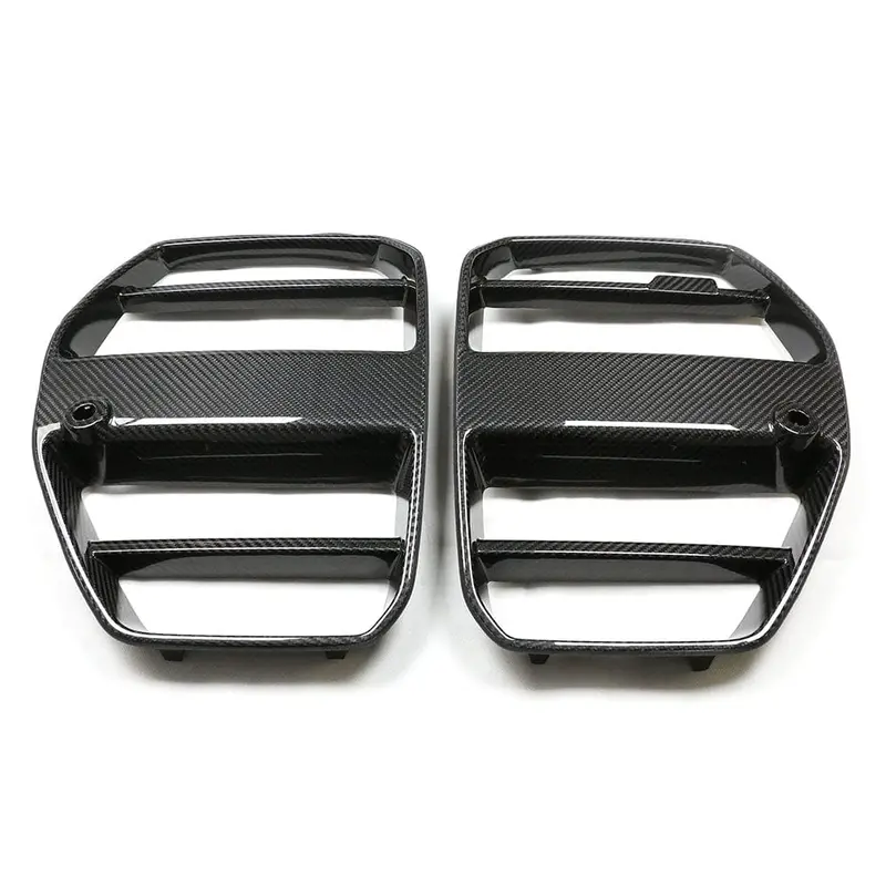 Bmw M3/M4 G80/G81/G82/G83 Carbon Fibre Grille Without Acc - Gt Style 1