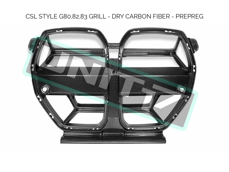 Bmw M3 M4 G80 G82 G83 Csl Style Carbon Fiber Grill Pre Preg Dry Carbon (Without Radar) 2