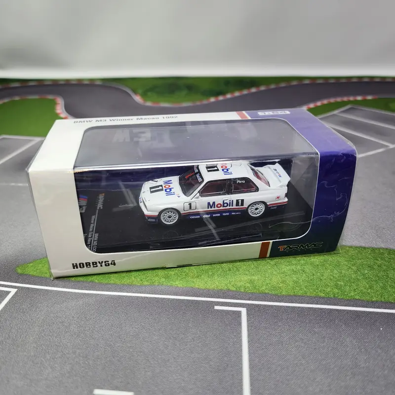 Bmw M3 Winner Macau 1992 Mobil * Tarmac Works 1:64 Scale Hobby 64 1