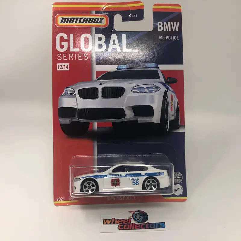 Bmw M5 Police #12 * Matchbox Global Series 1