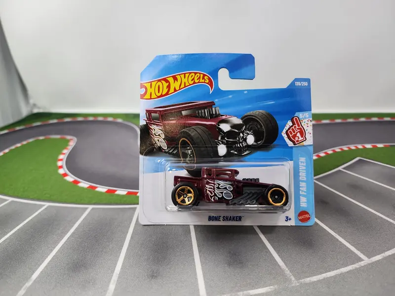 Bone Shaker #139 * Burgundy * Short Card 2026 Hot Wheels Case F 1
