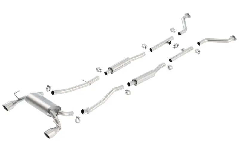 Borla 03-08 350Z True Dual Cat-Back Exhaust 2Boxes 1