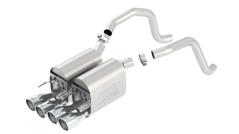 Borla 05-08 Chevrolet Corvette Coupe/Conv 6.0L/6.2L 8Cyl Aggressive Atak Exhaust (Rear Section Only) 1