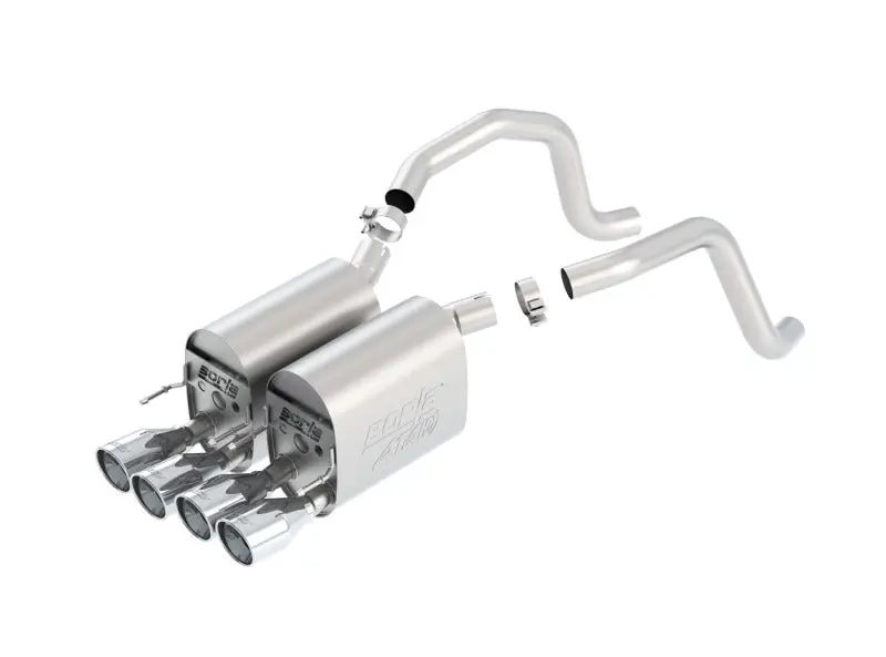 Borla 05-08 Chevrolet Corvette Coupe/Conv 6.0L/6.2L 8Cyl Aggressive Atak Exhaust (Rear Section Only) 2