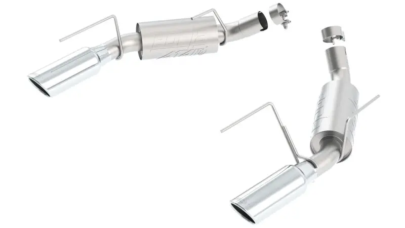 Borla 05-09 Mustang Gt/Bullitt 4.6L 8Cyl Aggressive Atak Exhaust (Rear Section Only) 1