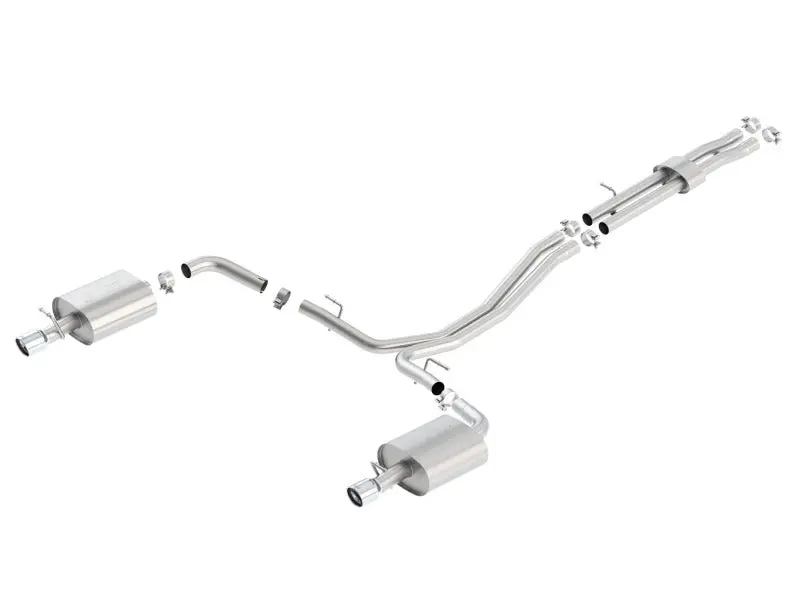 Borla 12-15 Ford Explorer 3.5L Ecoboost Dual Split Rear Ext Ss S-Type Cb Exht 1