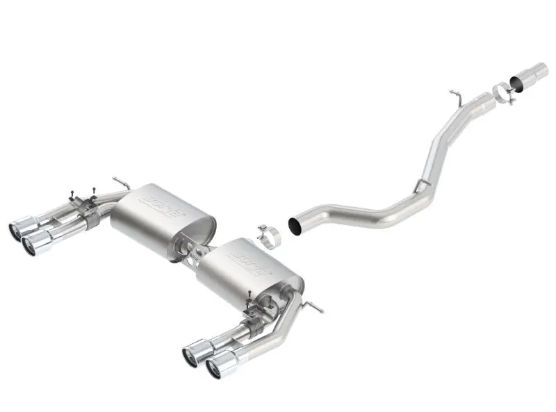 Borla 13-15 Audi S3 S-Type Dual Round Rolled Catback Exhaust 2