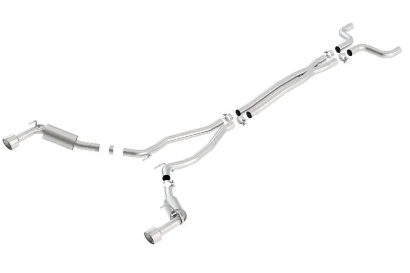 Borla 14-15 Chevy Camaro Ss 6.2L V8 Single Split Rear Exit S-Type Catback Exhaust 1