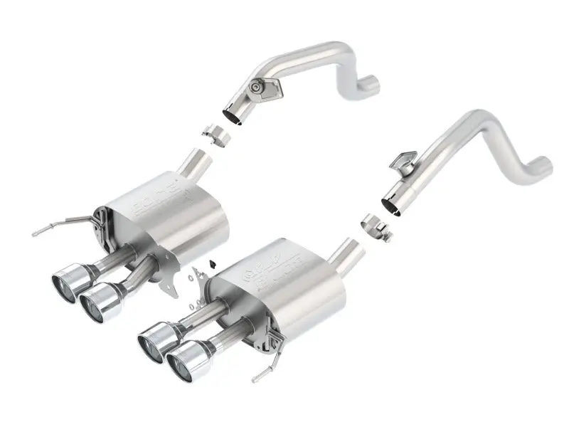 Borla 14-15 Chevy Corvette C7 W/O Afm W/O Npp Atak Rear Section Exhaust Quad Rd Rl Tips 2