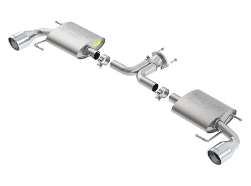 Borla 14-16 Mazda 3 2.0/2.5L At/Mt Fwd S-Type Cat-Back Exhaust Single Split Rear Exit 1