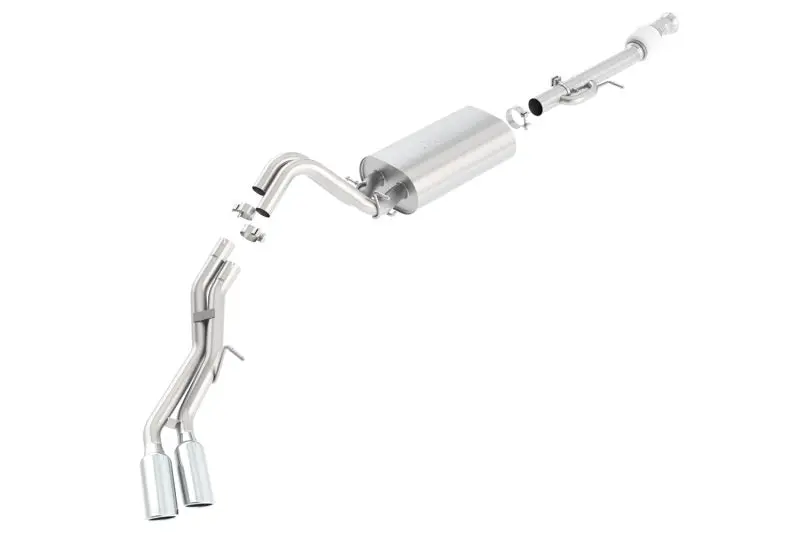 Borla 15-16 Cadillac Escalade Esv 6.2L Auto Trans Dual Round Rolled Truck Side Exit Catback Exhaust 1
