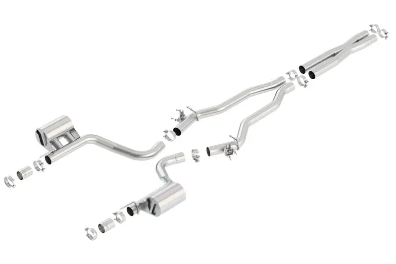 Borla 15-16 Dodge Charger Hellcat 6.2L V8 Atak Catback Exhaust W/ Valves No Tips Factory Valance 2