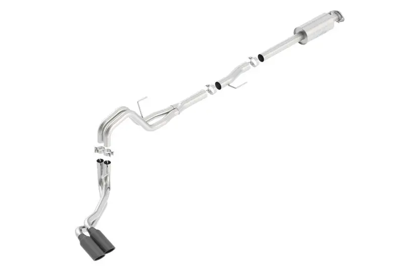 Borla 15-16 Ford F-150 3.5L Ecoboost Ext. Cab Std. Bed Black Chrome Cb Exhaust Atak Truck Side Exit 1
