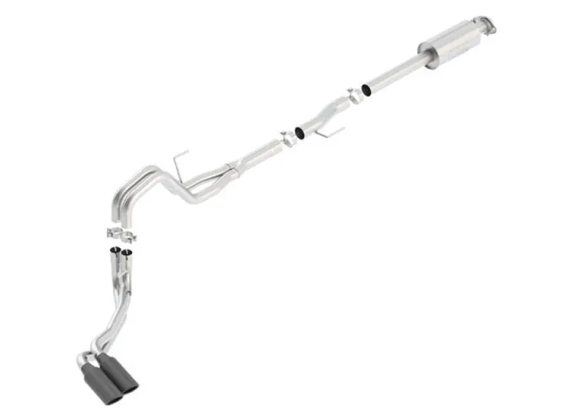 Borla 15-16 Ford F-150 3.5L Ecoboost Ext. Cab Std. Bed Black Chrome Cb Exhaust Atak Truck Side Exit 2
