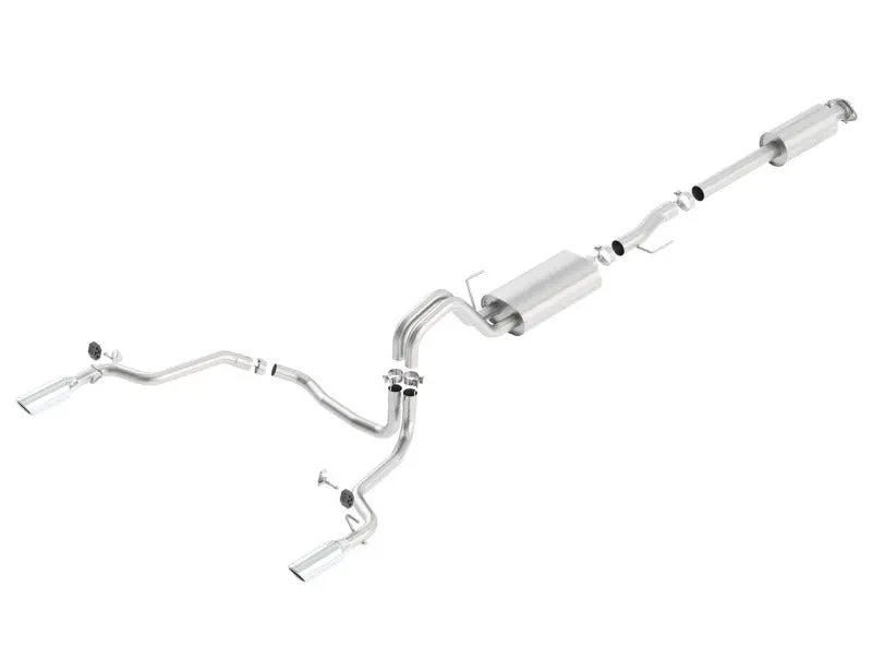 Borla 15-16 Ford F-150 3.5L Ecoboost Ext. Cab Std. Bed Catback Exhaust S-Type Single Split Rear Exit 1