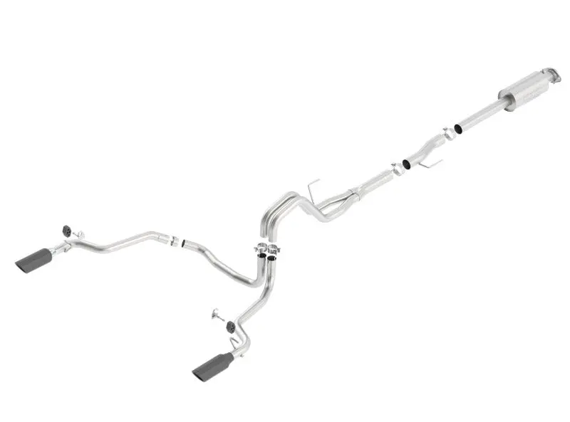 Borla 15-16 Ford F150 3.5L Ecoboost Ext. Cab Black Chrome Cb Exht Atak Single Split Rear Exit 1