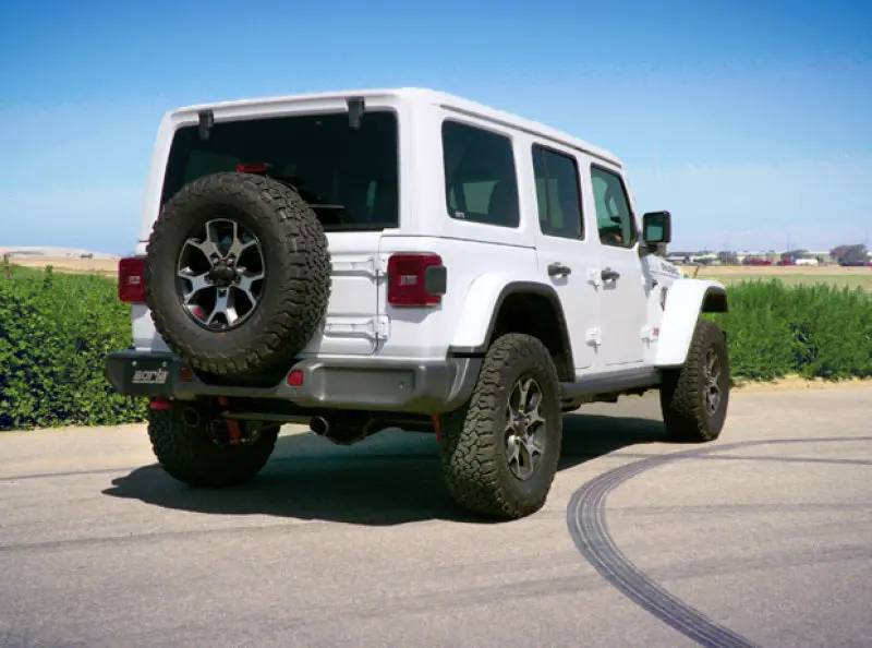 Borla 18-19 Jeep Wrangler Jl/Jlu 2.0L 4Cyl 2Dr/4Dr Axle Back Exhaust Atak W/ 2.5In Tips - Black 2