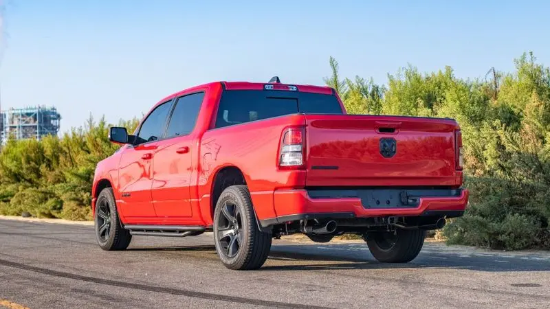 Borla 19-22 Ram 1500 3.6L V6 4Dr 140.5/144.6/153.5 Wb 2.25In S-Type Cat-Back - Black Chrome Tip 2