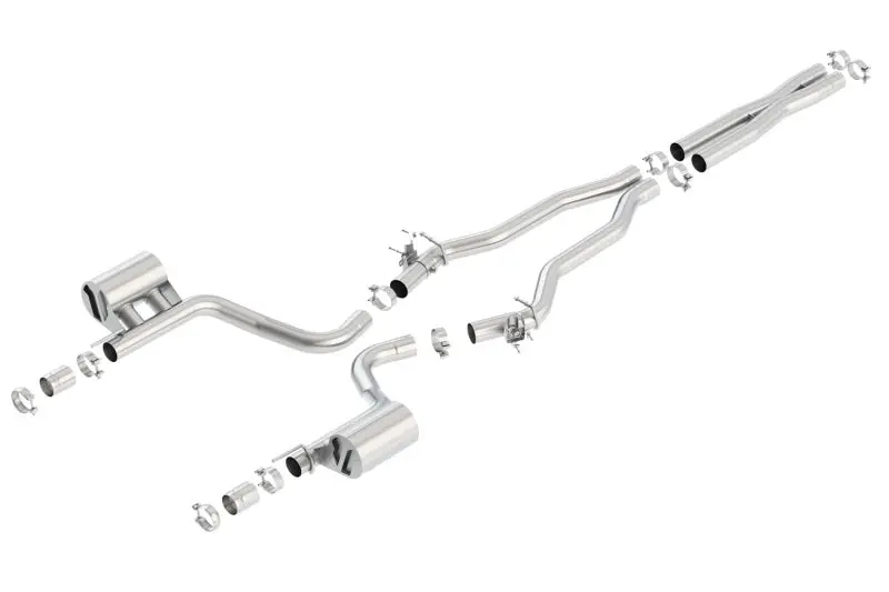 Borla 2015 Dodge Charger Hellcat 6.2L V8 Atak Catback Exhaust W/ Valves No Tips Factory Valance 2