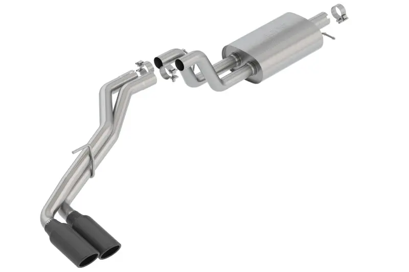 Borla 2019 Ford Ranger Xl/Xlt/Lariat 2.3L 2/4Wd Wb S-Type Catback Exhaust W/ Dual Blk Chrome Tips 1