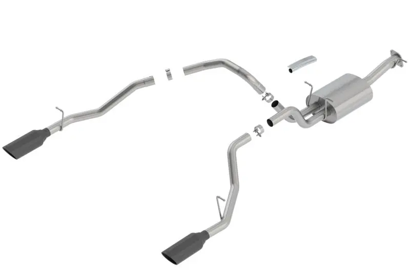 Borla 2019 Ram 1500 5.7L V8 At 4Dr Crew Cab Short Bed Atak Ss Catback Exhaust - Black Chrome Tip 1
