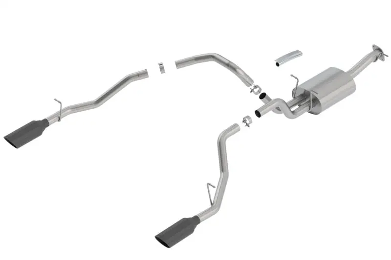 Borla 2019 Ram 1500 5.7L V8 At 4Dr Crew Cab Short Bed Touring Ss Catback Exhaust - Black Chrome Tip 1