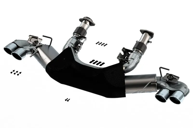 Borla 2020 Chevrolet Corvette C8 6.2L Atak 3In Exhaust System Dual Round A/C Tips 4Inx 4.75In 1