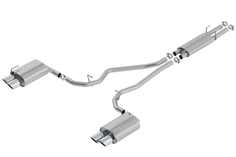 Borla 2020 Ford Explorer St 3.0L V6 2.25In S-Type Exhaust - Chrome Tips 1