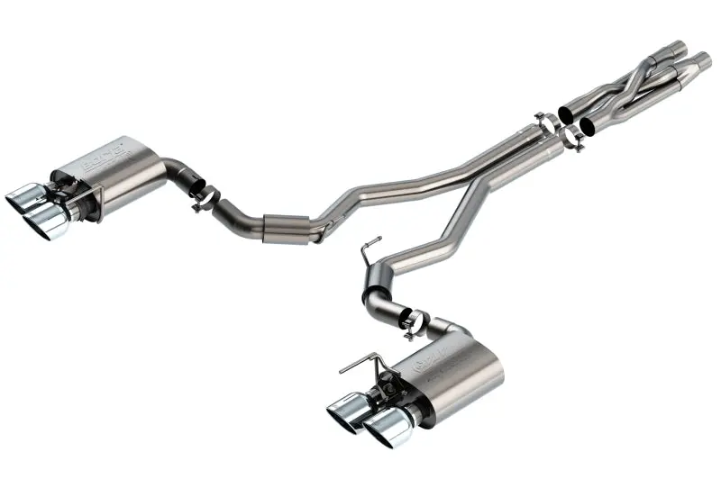 Borla 2020 Ford Gt500 5.2L At 3In Atak Catback Exhaust W/ Chrome Tips 1