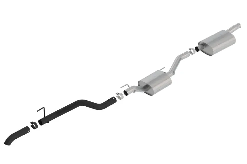 Borla 2020 Jeep Gladiator Jt 3.6L V6 Awd 2.75In Touring Climber Black Turndown Tip & Over-Axle 1