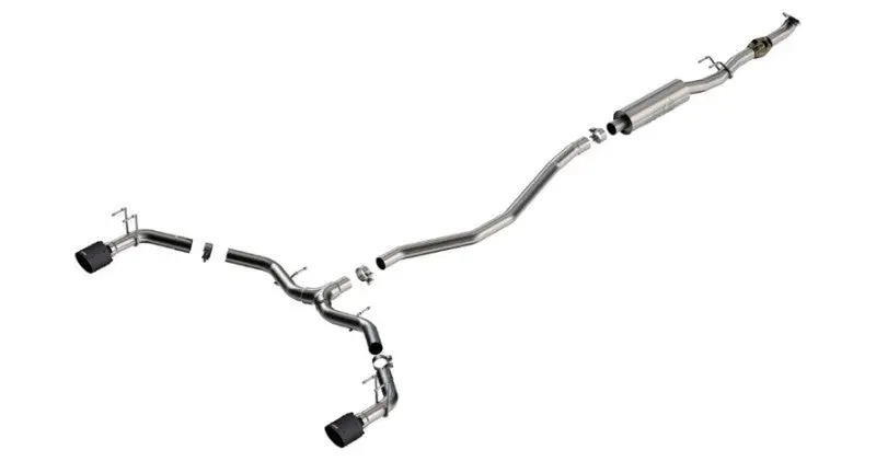 Borla 2023 Integra/22-23 Civic Si 1.5L 4 Cyl. Mt Fwd 4Dr 2.50In S-Type Catback Exhaust Carbon Fiber 1