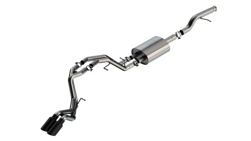 Borla 21-22 Chevrolet Tahoe 5.3L V8 At 2/4Wd S-Type Cat-Back Exhaust (Black Chrome) 1