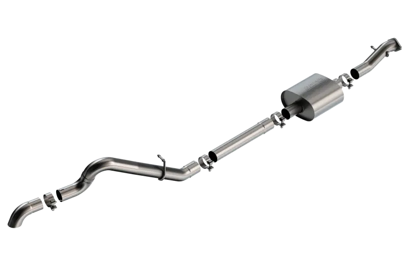 Borla 21-22 Ford Bronco 2.3L 2Dr/4Dr T-304 Stainless Steel Cat-Back S-Type Exhaust - Brushed 1