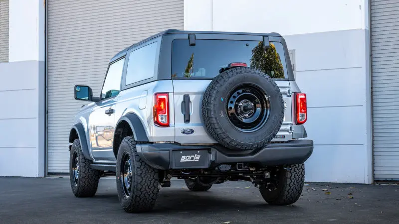 Borla 21-22 Ford Bronco 2.3L 2Dr/4Dr T-304 Stainless Steel Cat-Back Touring Exhaust - Brushed 2