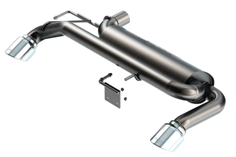 Borla 21-22 Ford Bronco 2.3L 4Wd Atak Axle Back Exhaust W/ Bright Chrome Tips 1