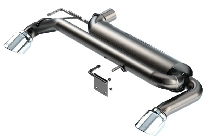 Borla 21-22 Ford Bronco 2.3L 4Wd Touring Axle Back Exhaust W/ Bright Chrome Tips 1