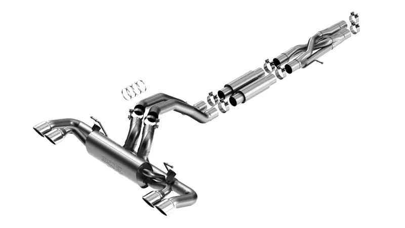 Borla 21-22 Jeep Wrangler Rubicon 392 6.4L V8 At 4Wd 4Dr Atak Cat-Back Exhaust (Stainless) 1