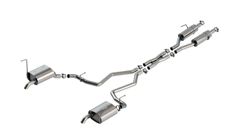Borla 21-23 Jeep Grand Cherokee L S-Type Catback Exhaust Turndown Tips 1