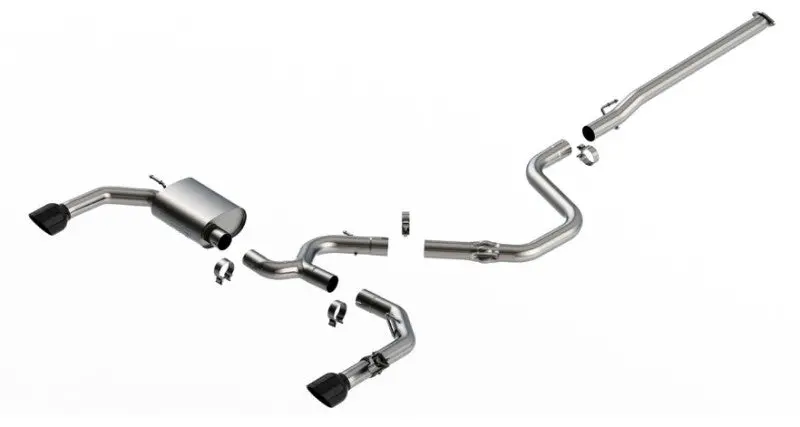 Borla 22-23 Hyundai Elantra N 2.0L 4 Cyl. Turbo At/Mt Atak Catback Exhaust Black Chrome 1